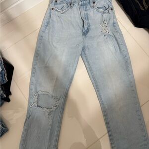 Abercrombie & Fitch Light Blue Relaxed Jeans